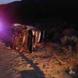 Rollover accident east of Eureka